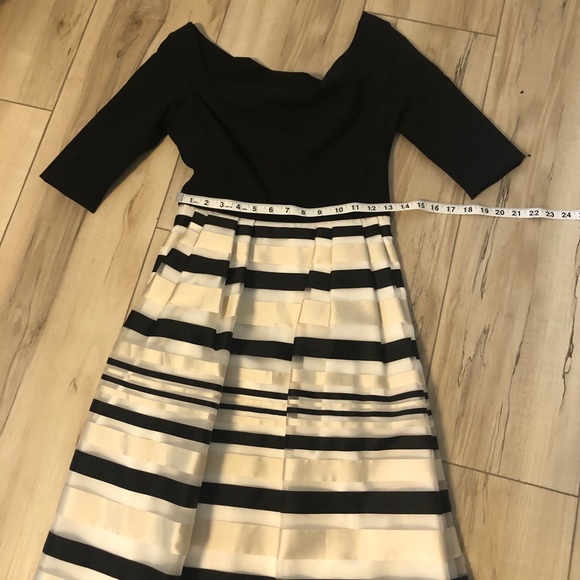 Black Halo Eve Hayley Midi Dress Size 2 - Picture 12 of 16